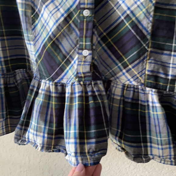 KENSIE Tartan Plaid Button Down Shirt size Medium - Picture 2 of 5